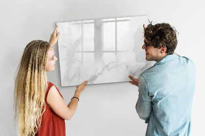 Beschreibbare magnettafel Marmor