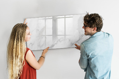 Beschreibbare magnettafel Marmor