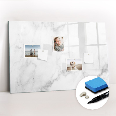 Beschreibbare magnettafel Marmor