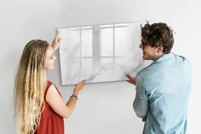 Beschreibbare magnettafel Marmor