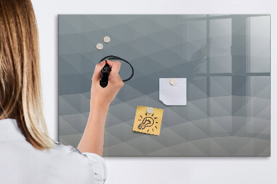 Beschreibbare magnettafel küche Wellenabstraktion
