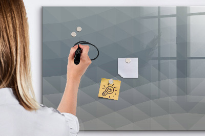 Beschreibbare magnettafel küche Wellenabstraktion