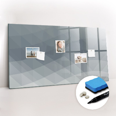 Beschreibbare magnettafel küche Wellenabstraktion