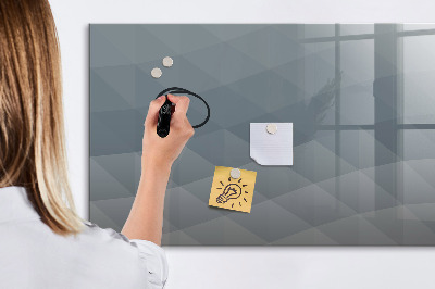 Beschreibbare magnettafel küche Wellenabstraktion