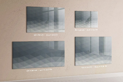 Beschreibbare magnettafel küche Wellenabstraktion