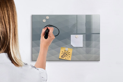 Beschreibbare magnettafel küche Wellenabstraktion