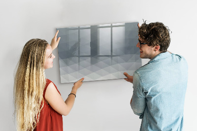 Beschreibbare magnettafel küche Wellenabstraktion