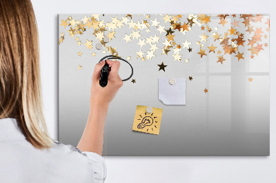 Beschreibbare magnettafel küche Sterne