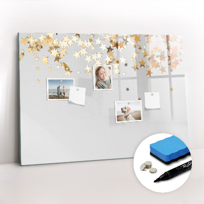 Beschreibbare magnettafel küche Sterne