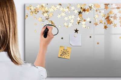 Beschreibbare magnettafel küche Sterne