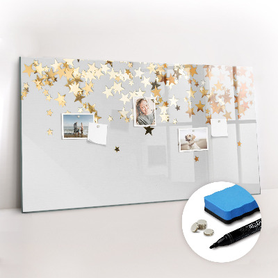 Beschreibbare magnettafel küche Sterne
