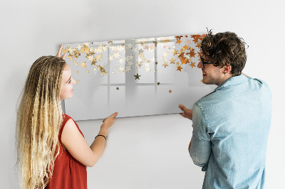 Beschreibbare magnettafel küche Sterne