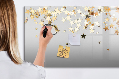 Beschreibbare magnettafel küche Sterne