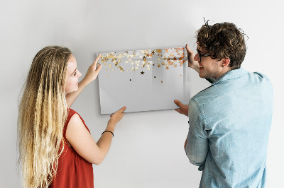 Beschreibbare magnettafel küche Sterne