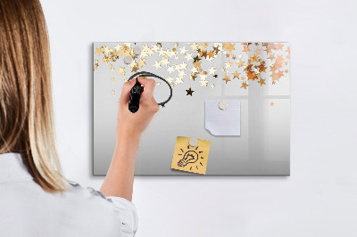 Beschreibbare magnettafel küche Sterne