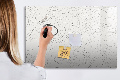 Beschreibbare magnettafel küche Abstraktionsflecken