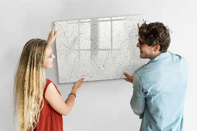 Beschreibbare magnettafel küche Abstraktionsflecken