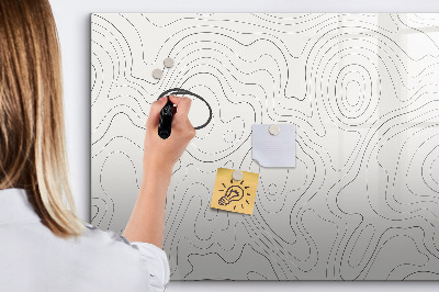 Beschreibbare magnettafel küche Abstraktionsflecken