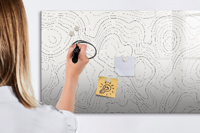 Beschreibbare magnettafel küche Abstraktionsflecken