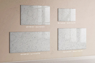Beschreibbare magnettafel küche Abstraktionsflecken