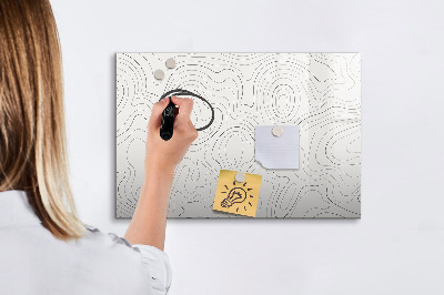 Beschreibbare magnettafel küche Abstraktionsflecken