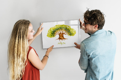 Beschreibbare magnettafel Stammbaum