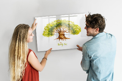 Beschreibbare magnettafel Stammbaum