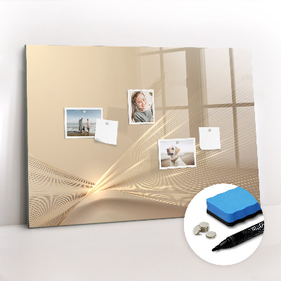 Beschreibbare magnettafel küche Abstraktes Licht