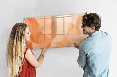 Beschreibbare magnettafel Abstrakte Dreiecke