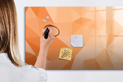 Beschreibbare magnettafel Abstrakte Dreiecke