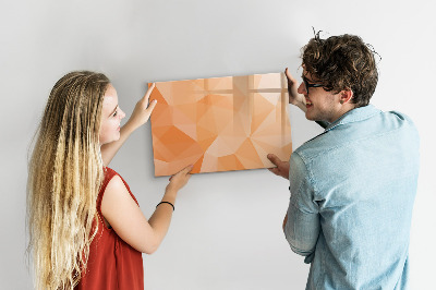 Beschreibbare magnettafel Abstrakte Dreiecke
