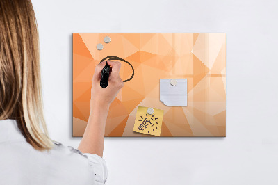 Beschreibbare magnettafel Abstrakte Dreiecke