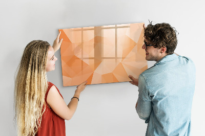 Beschreibbare magnettafel Abstrakte Dreiecke