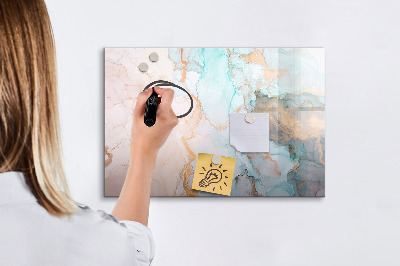 Beschreibbare magnettafel küche Abstraktes Bild