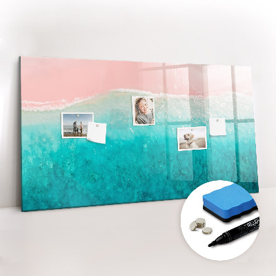 Beschreibbare magnettafel küche Strand, Meersand