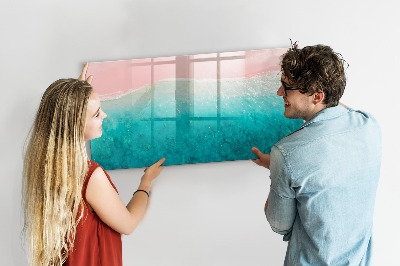 Beschreibbare magnettafel küche Strand, Meersand