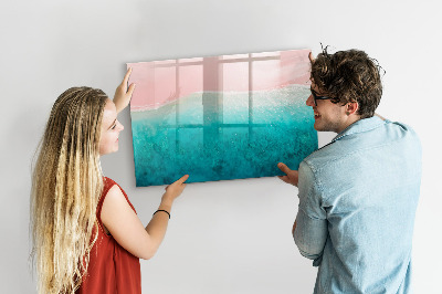 Beschreibbare magnettafel küche Strand, Meersand