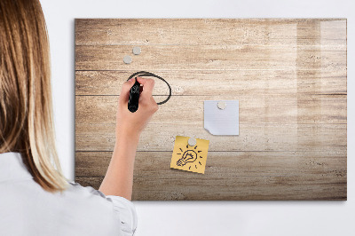 Beschreibbare magnettafel küche Holzstruktur