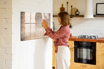 Beschreibbare magnettafel küche Holzstruktur