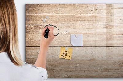 Beschreibbare magnettafel küche Holzstruktur