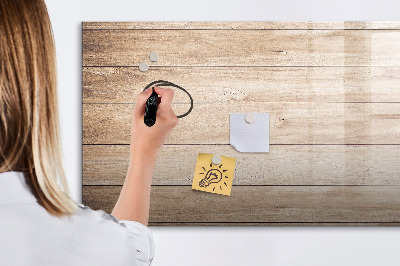Beschreibbare magnettafel küche Holzstruktur