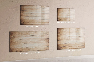 Beschreibbare magnettafel küche Holzstruktur
