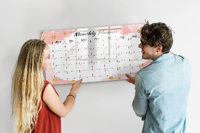Beschreibbare magnettafel Monatsplaner