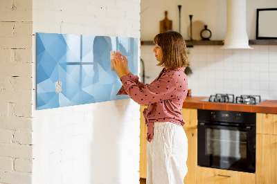 Magnetische Schreibtafel Abstraktion von Dreiecken