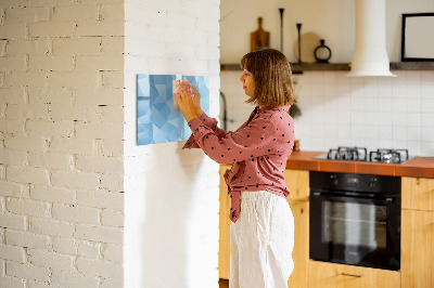 Magnetische Schreibtafel Abstraktion von Dreiecken