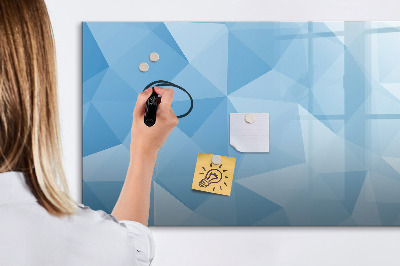 Beschreibbare magnettafel küche Abstraktion von Dreiecken