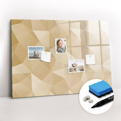 Beschreibbare magnettafel Abstraktion von Dreiecken