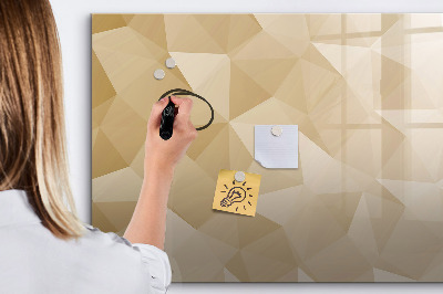 Beschreibbare magnettafel Abstraktion von Dreiecken