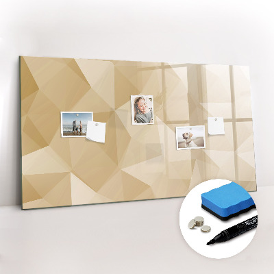 Beschreibbare magnettafel Abstraktion von Dreiecken