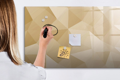 Beschreibbare magnettafel Abstraktion von Dreiecken